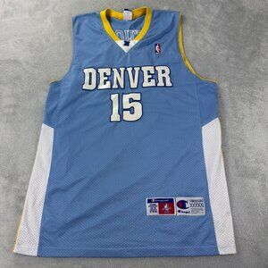 Champion Carmelo Anthony Denver Nuggets Basketball Jersey Men’s Size XL
